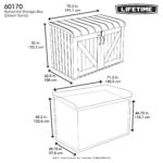 Lifetime Horizontal Storage Shed (75 Cubic Feet) - 60170 - Image 31