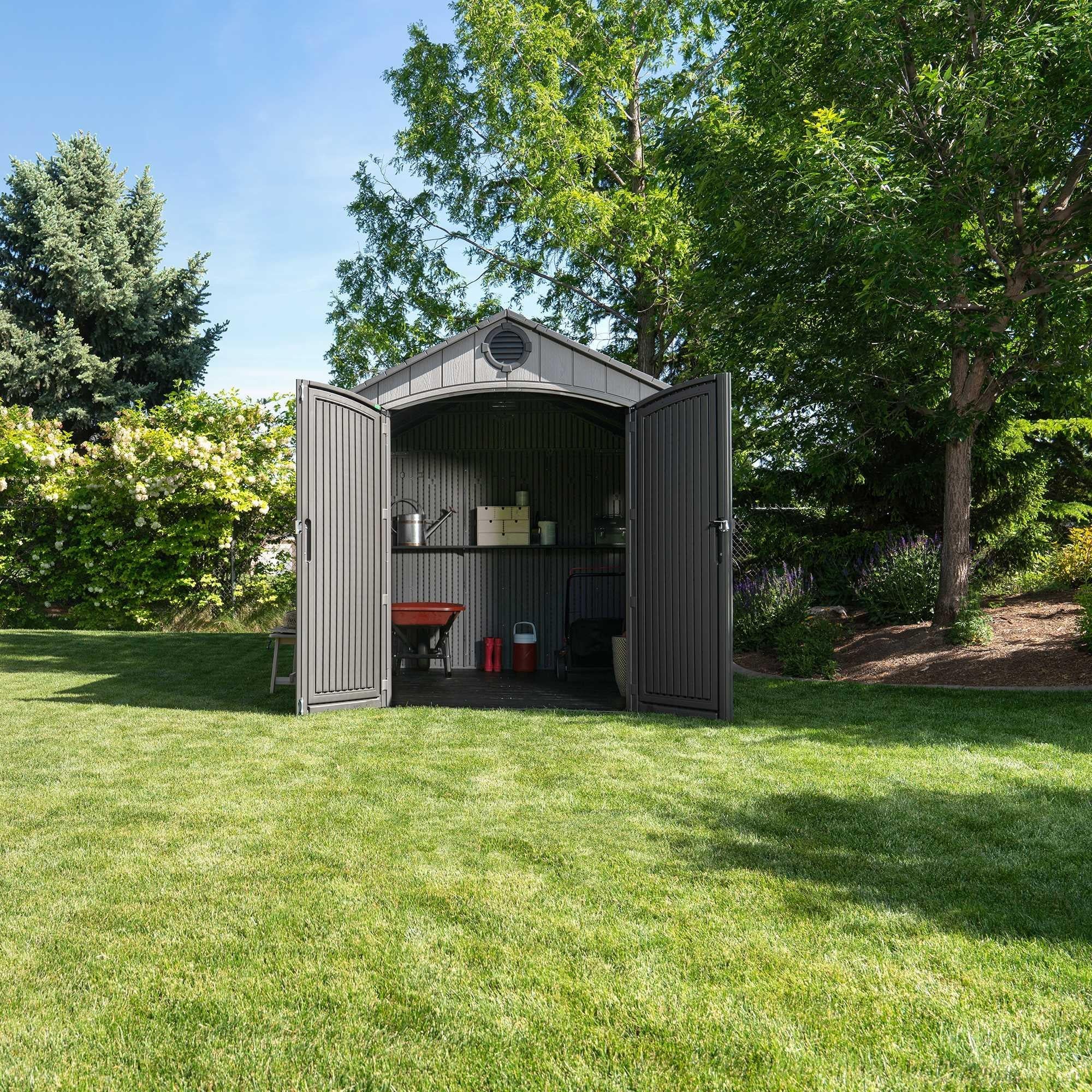 Lifetime 8 Ft. X 7.5 Ft. Outdoor Storage Shed - 60354 - Image 6