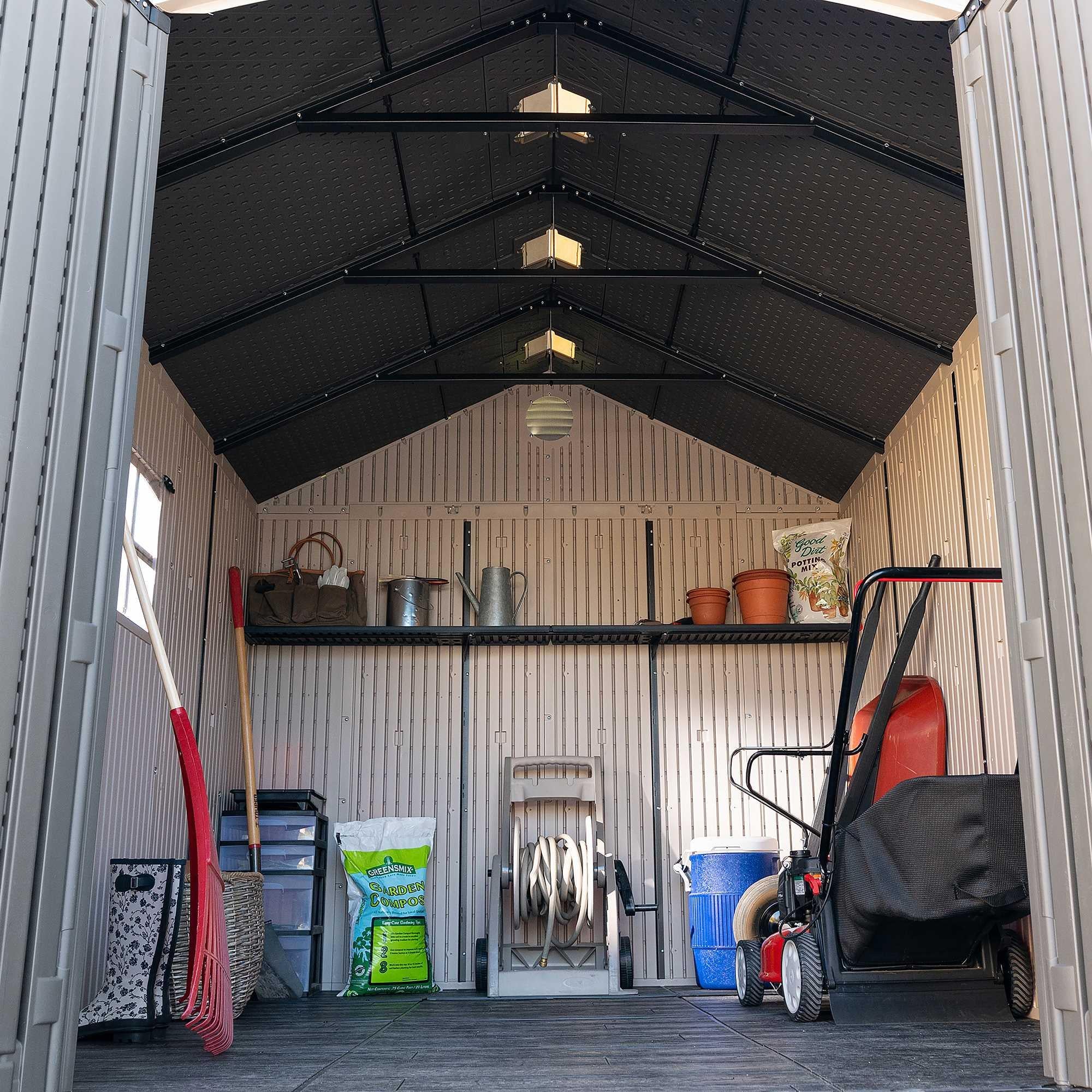 Lifetime 8 Ft. X 10 Ft. Outdoor Storage Shed - 60371 - Image 5