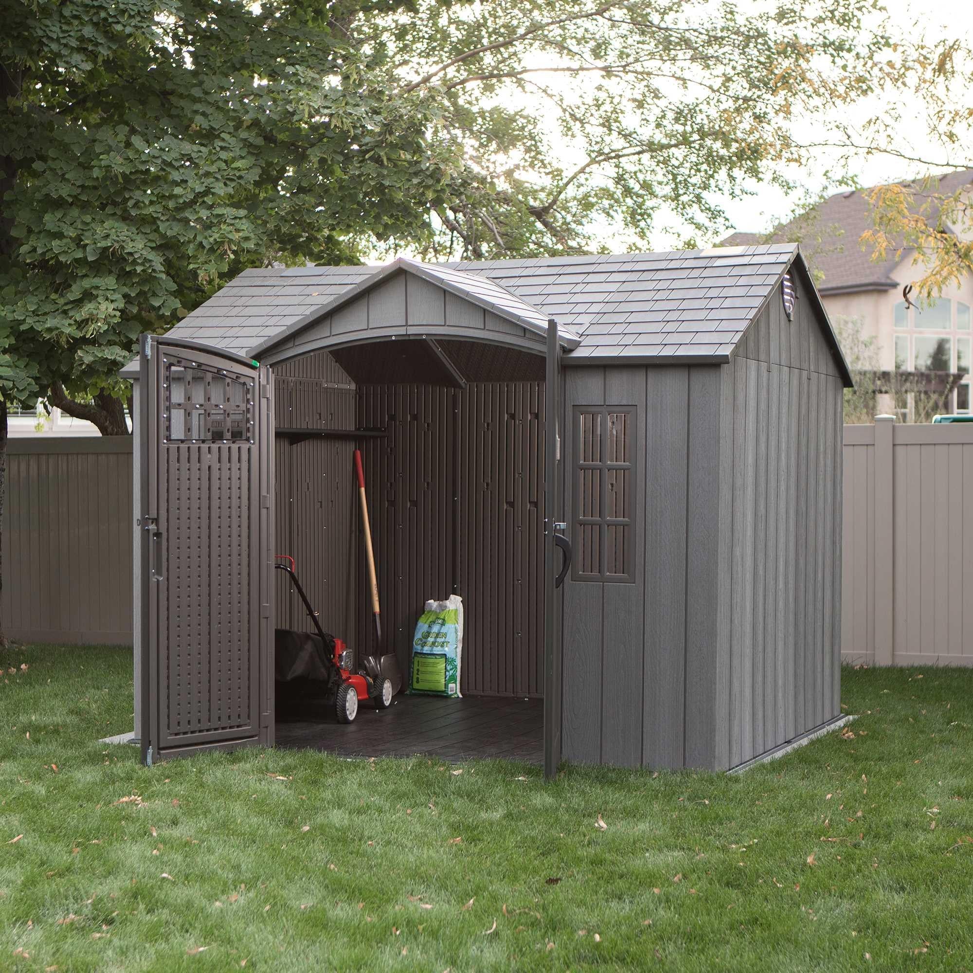 Lifetime 10 Ft. X 8 Ft. Outdoor Storage Shed - 60330 - Image 32