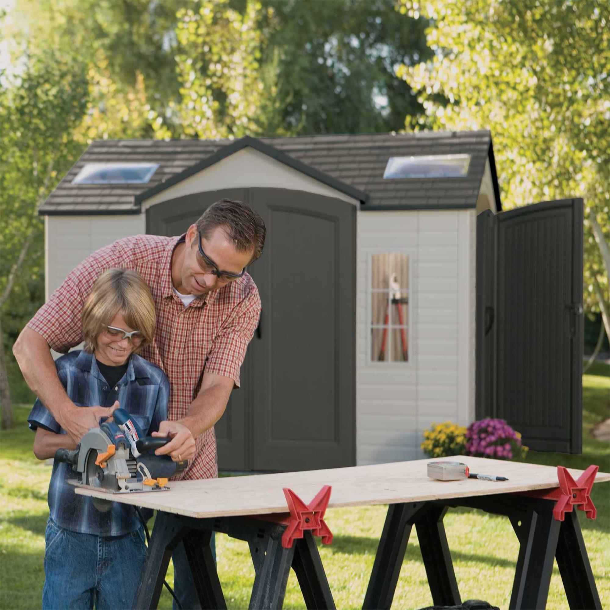 Lifetime 10 Ft. X 8 Ft. Outdoor Storage Shed - 60001 - Image 8