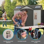 Lifetime 10 Ft. X 8 Ft. Outdoor Storage Shed - 60001 - Image 4