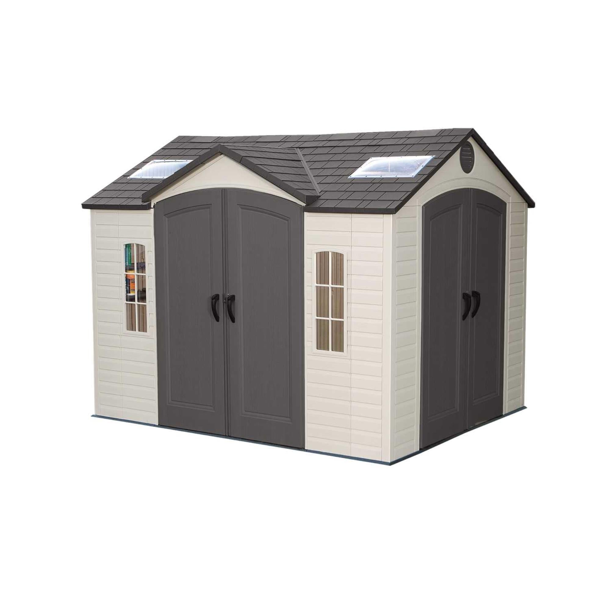 Lifetime_10x8_Outdoor_Storage_Shed_60001_front_view Lifetime 10 Ft. X 8 Ft. Outdoor Storage Shed - 60001 - Image 1