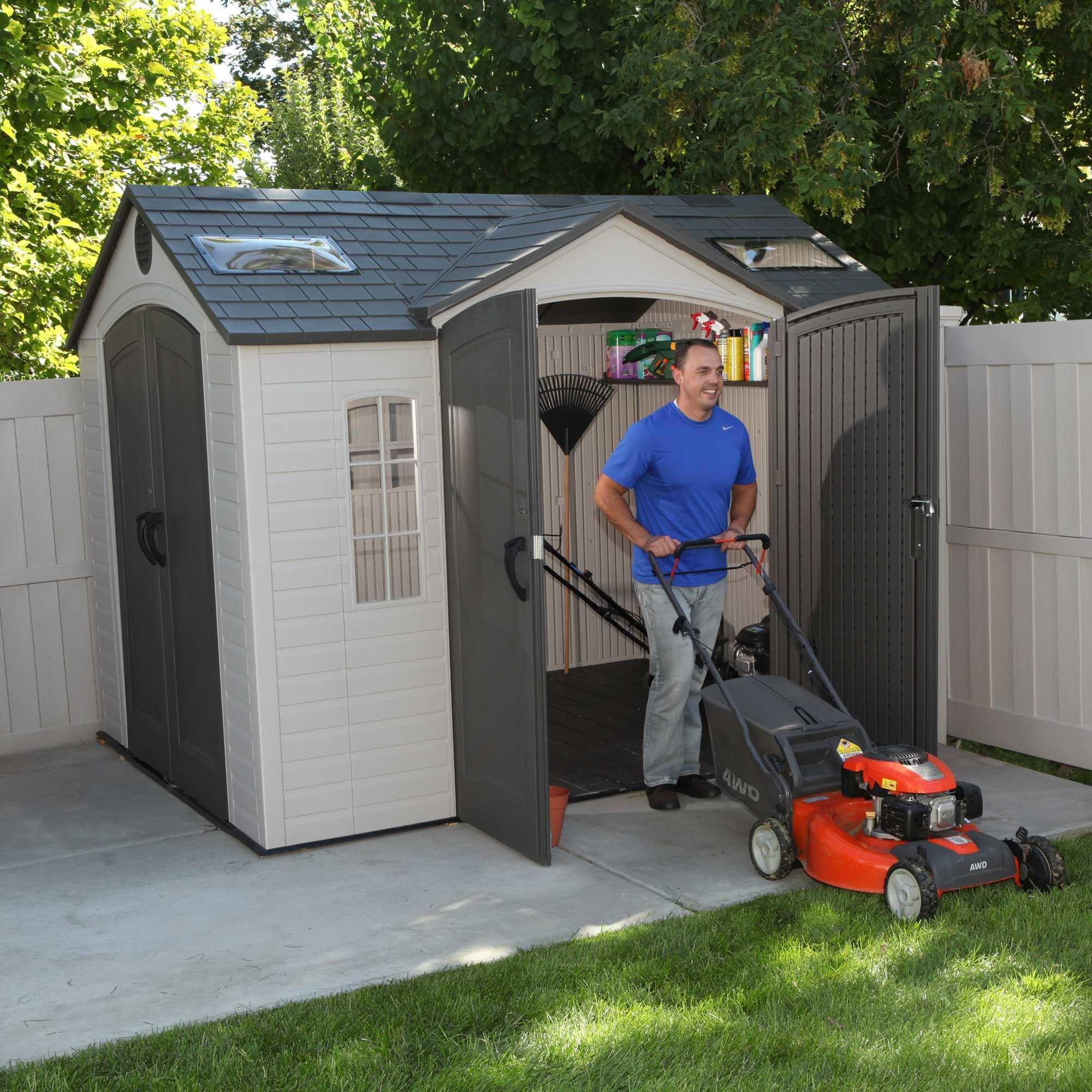 Lifetime 10 Ft. X 8 Ft. Outdoor Storage Shed - 60001 - Image 2