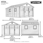 Lifetime 11 Ft. X 18.5 Ft. Outdoor Storage Shed - 60236 - Image 3