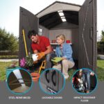 Lifetime 7 x 7 ft Outdoor Storage Shed - 60042 - Image 4