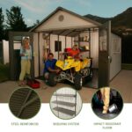 Lifetime 11 Ft. X 11 Ft. Outdoor Storage Shed - 60187 - Image 7