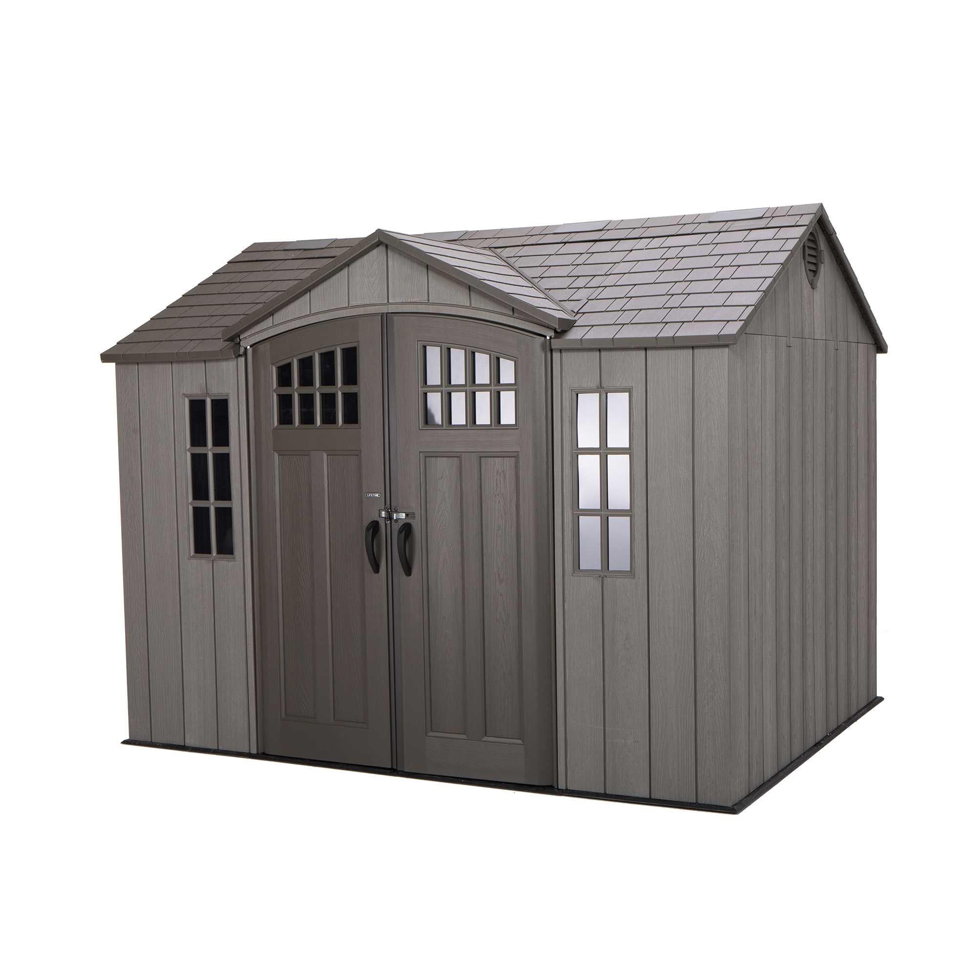 Lifetime_Outdoor_Storage_Shed_60330_front_view Lifetime 10 Ft. X 8 Ft. Outdoor Storage Shed - 60330 - Image 1