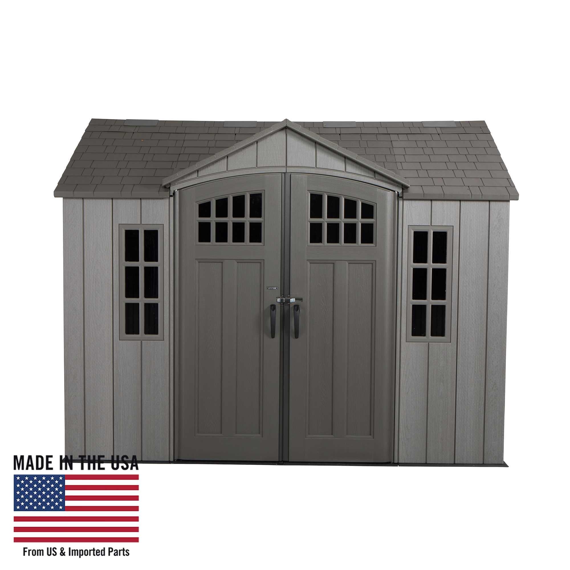 Lifetime 10 Ft. X 8 Ft. Outdoor Storage Shed - 60330 - Image 3