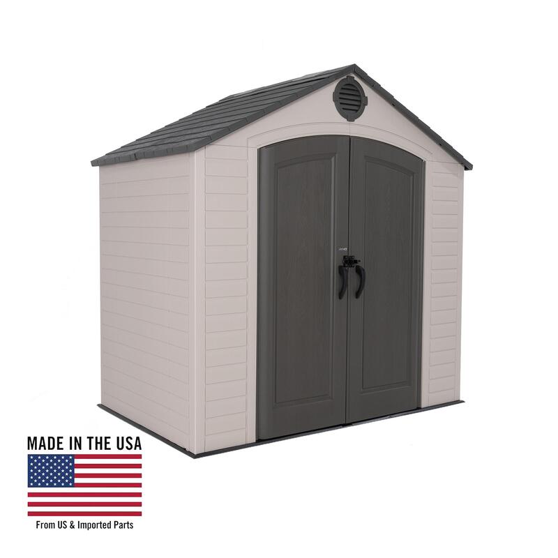 Lifetime 8 ft x 5 ft Outdoor Storage Shed – 60392