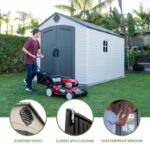 Lifetime 8 ft x 12.5 ft Outdoor Storage Shed - 60395 - Image 7