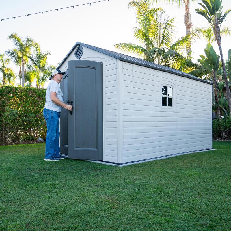 Lifetime 8 ft x 12.5 ft Outdoor Storage Shed - 60395 - Image 6