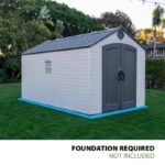 Lifetime 8 ft x 15 ft Outdoor Storage Shed - 60394 - Image 5