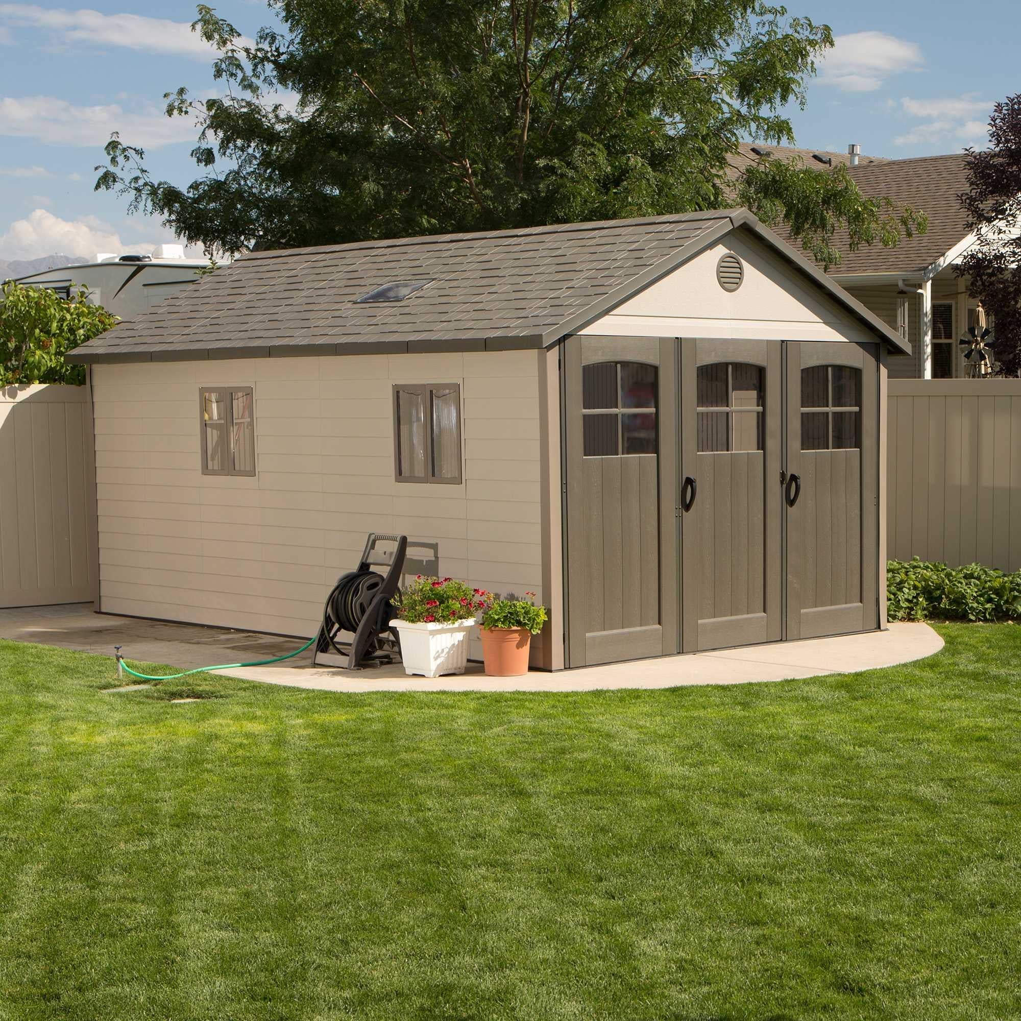 Lifetime 11 Ft. X 18.5 Ft. Outdoor Storage Shed - 60236 - Image 12