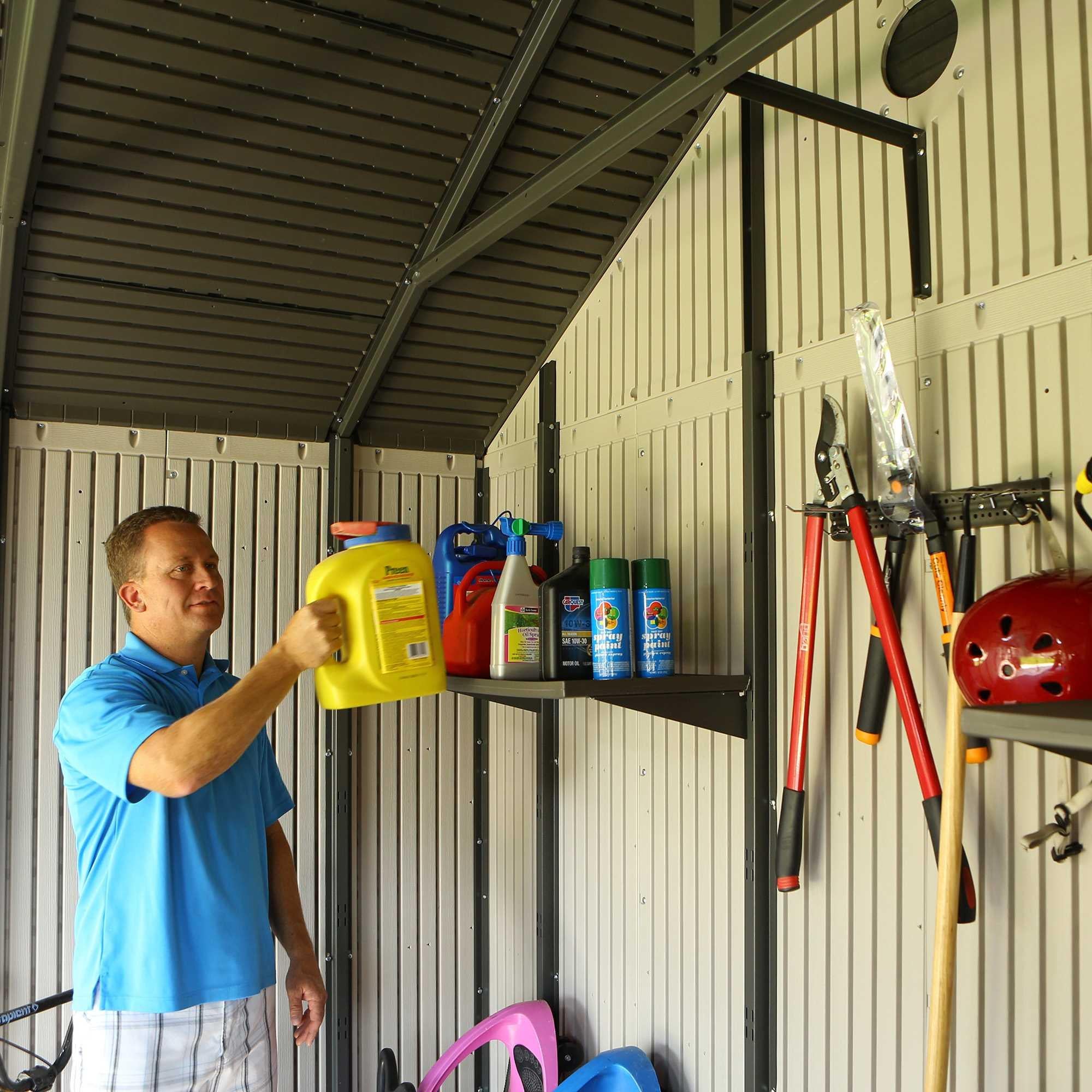 Lifetime 11 Ft. X 18.5 Ft. Outdoor Storage Shed - 60236 - Image 9