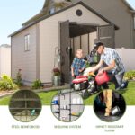 Lifetime 11 Ft. X 13.5 Ft. Outdoor Storage Shed - 6415 - Image 7