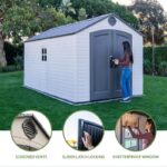 Lifetime 8 ft x 15 ft Outdoor Storage Shed - 60394 - Image 3