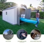 Lifetime 8 ft x 15 ft Outdoor Storage Shed - 60394 - Image 4