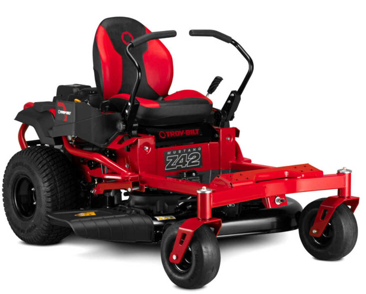 dbcfb6d386284d5bcfea81e18dc849abcccaaec164124beed9c761bf06311647 Troy-Bilt Mustang Z42 Zero-Turn Mower | 42 in | 725cc Twin-Cylinder KOHLER Engine | Dual Hydrostatic Transmissions - Image 1