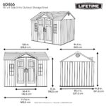Lifetime 10 Ft. X 8 Ft. Side Entry Outdoor Storage Shed - 60466 - Image 19