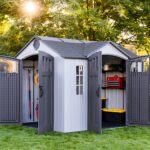 Lifetime 10 Ft. X 8 Ft. Dual Entry Outdoor Storage Shed - 60467 - Image 21