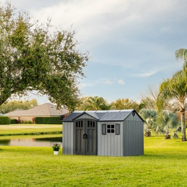 Lifetime 12.5x8 ft. Side Entry Shed - 60454 - hero view