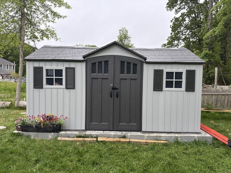 Lifetime 15x8 ft. Dual Entry Shed - 60407 - hero view