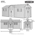 Lifetime 20 x 8 ft. Vinly Outdoor Shed - 60351 - Image 18
