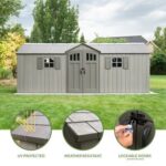 Lifetime 20 x 8 ft. Vinly Outdoor Shed - 60351 - Image 4