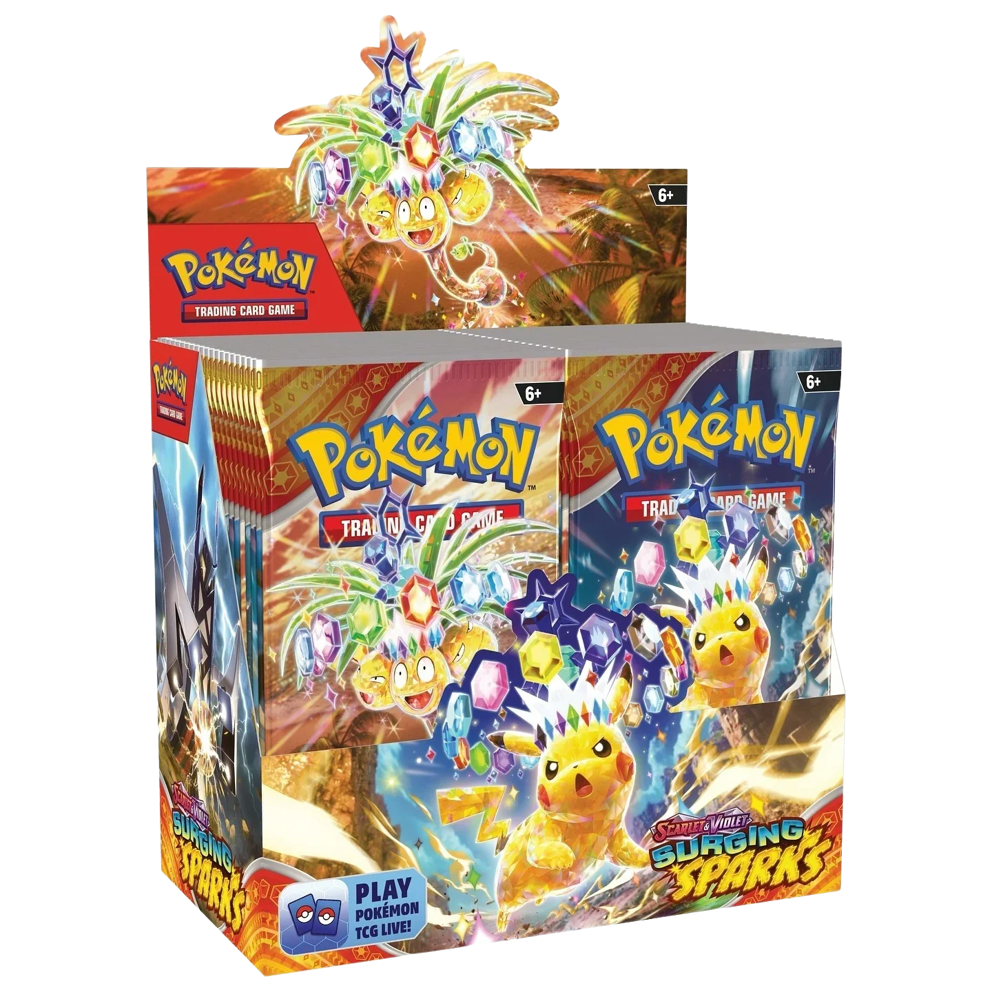 PokemonTCG-Scarlet_Violet-SurgingSparks-BoosterBox_36Packs Pokemon TCG - Scarlet & Violet - Surging Sparks - Booster Box (36x Packs) - Image 1